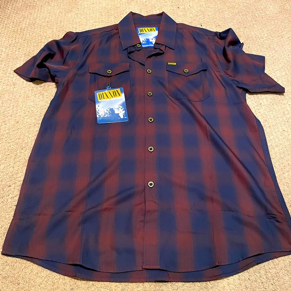 Dixxon “The Paramount” Short Sleeve. Men’s L NWT